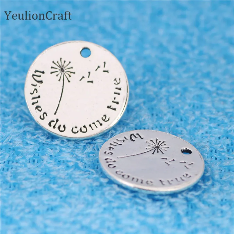 10 шт./лот металлические этикетки с буквенным принтом ручной работы ярлыки для