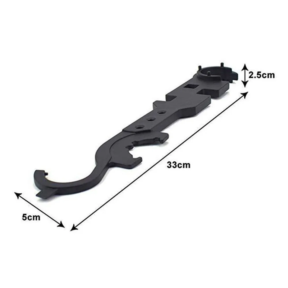 

8 in 1 Combo Wrenches Removable Alloy Steel Armorer Spanner Hunting Accessories Camping Portable Outdoor Elements