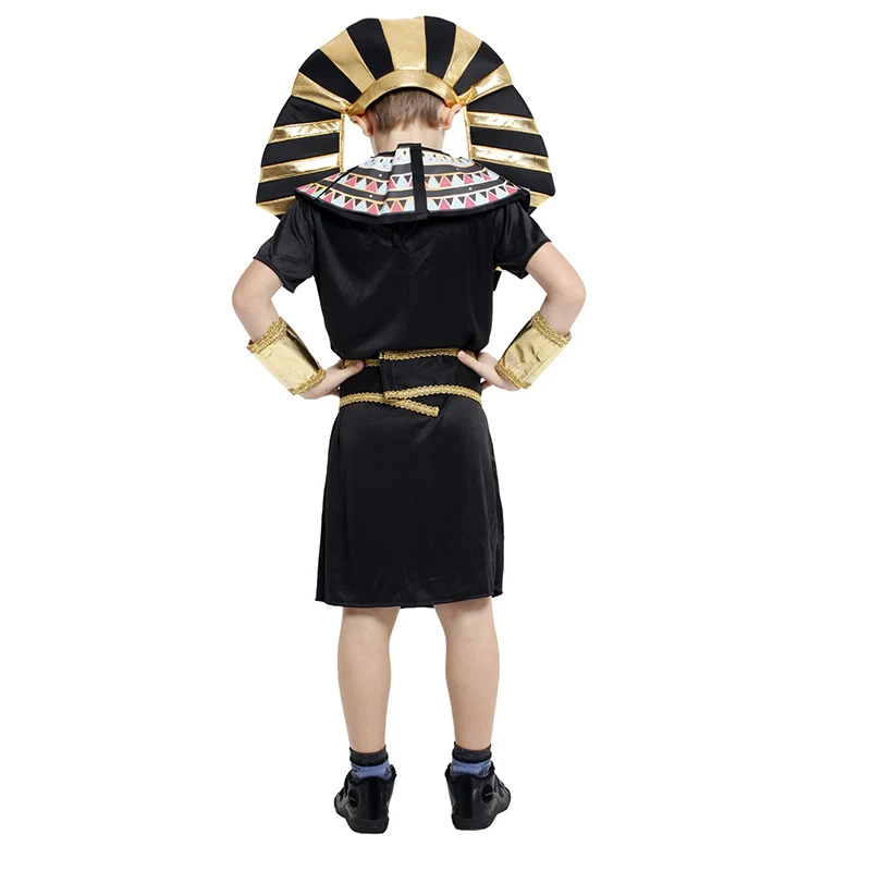 Мальчик карнавал Пурим Египетский Костюм фараона Хэллоуин Детский день
