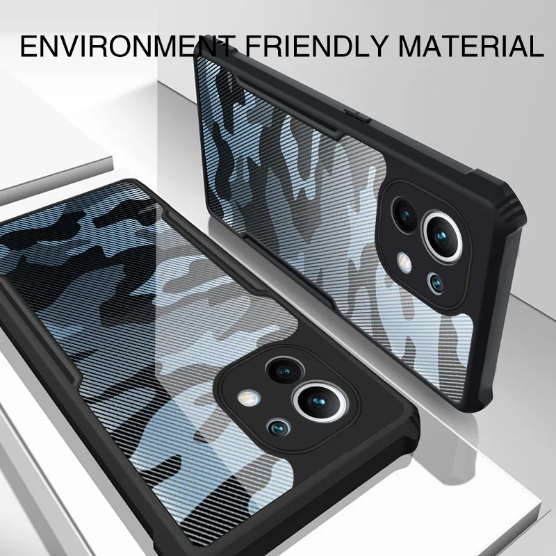 

[Camouflage Beetle] For Xiaomi Mi 11 11Lite Case Airbag Shockproof Cover Four Corners Protection Anti-drop