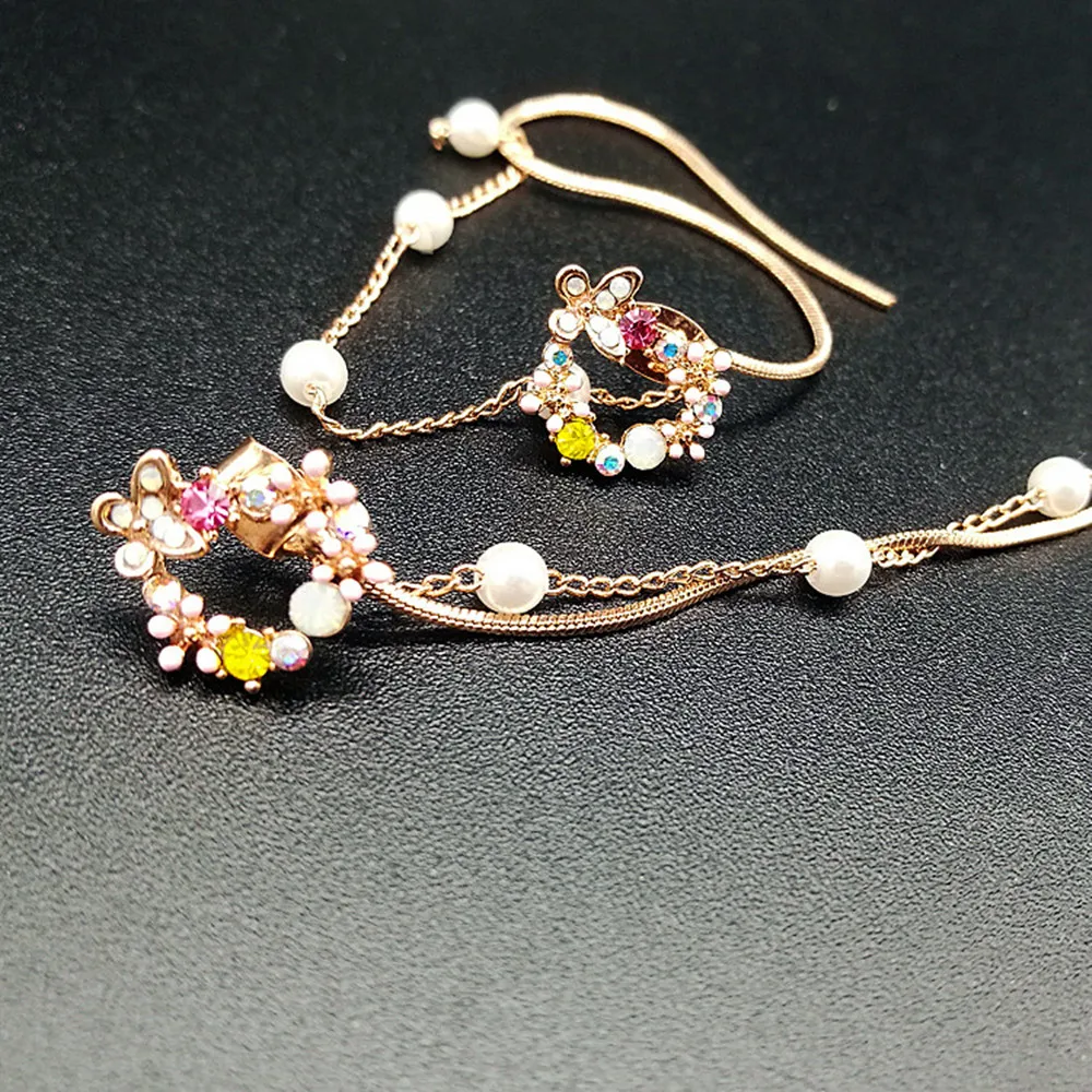 Eogoe 2019 Новые длинные модные Висячие серьги для женщин и девушек индивидуальные