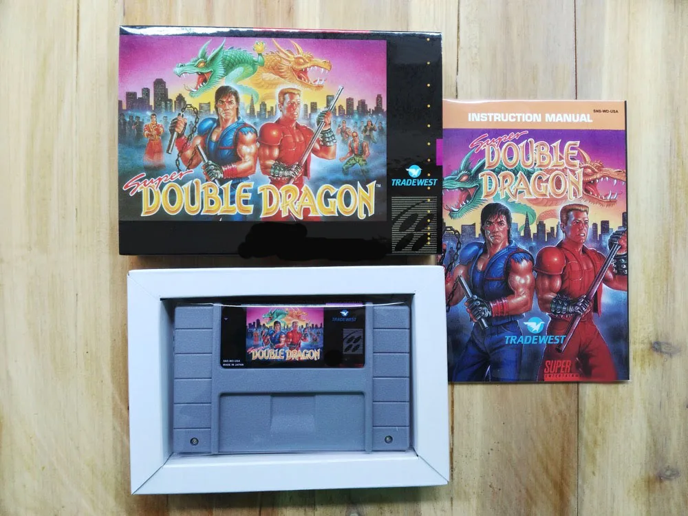 16 битные игры ** Super DOUBLE DRAGON (Американская версия! Коробка + инструкция