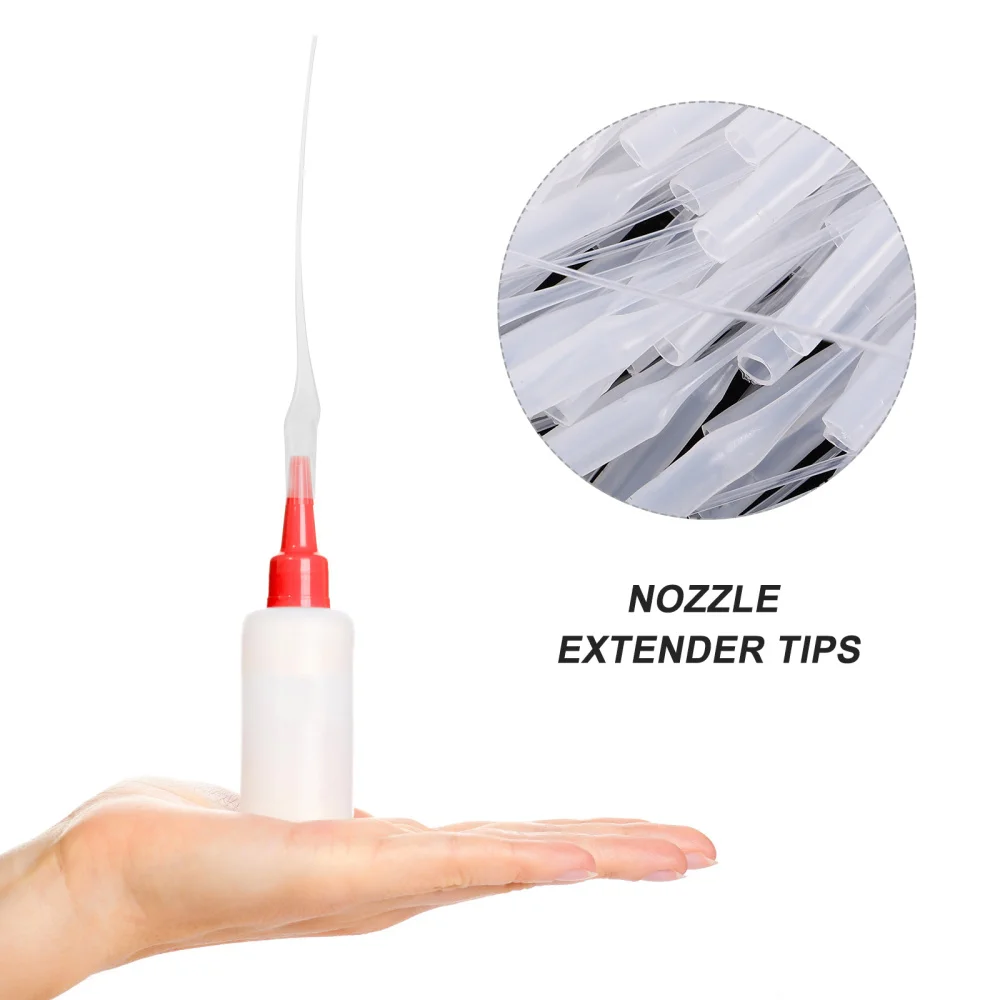 

500pcs Glue Nozzle Extender Tips Glue Applicator Tips Glue Dropper Tip Dispenser