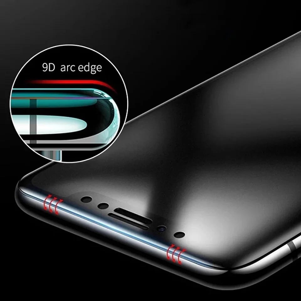50Pcs 9D Soft Ceramics Matte Protection Film For IPhone 13 12 11 Pro XS MAX X XR 6 7 8 14 Plus Screen Protector Tempered Glass