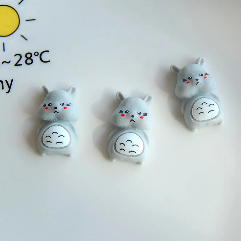 10 шт. кавайный хомяк из смолы с плоским основанием кабошон украшения для