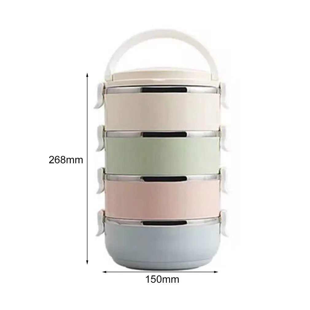 

Compact Size Home Office Lunch Box Thermal Food Container Bento Box Thermos Stainless Steel Lunch Box For Kids Portable Picnic