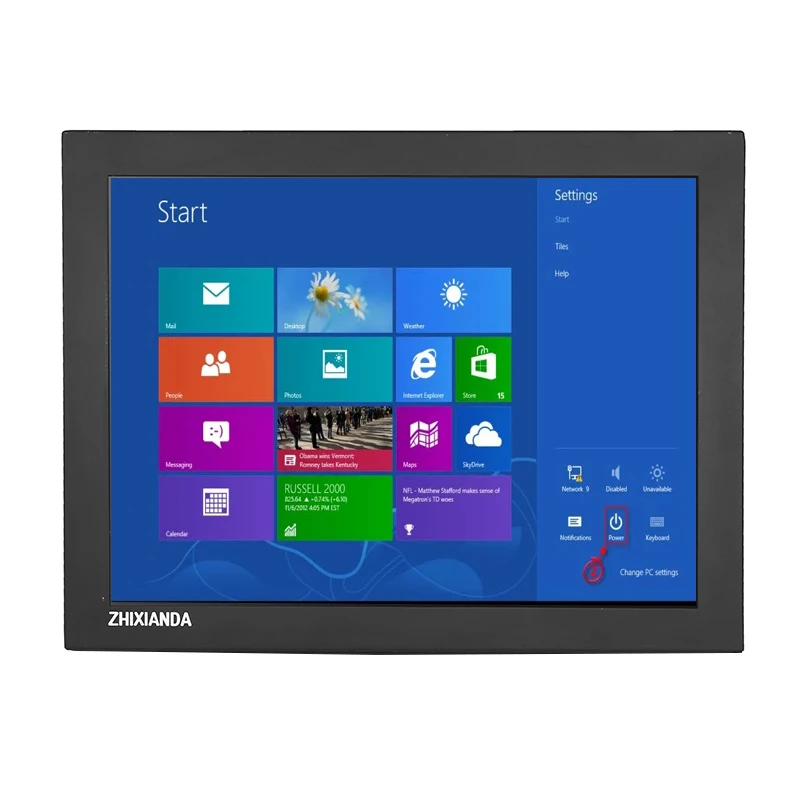 ЖК-монитор G12 с металлическим корпусом 12 дюймов 1024x768 VGA HDMI 4:3 дешевый TFT