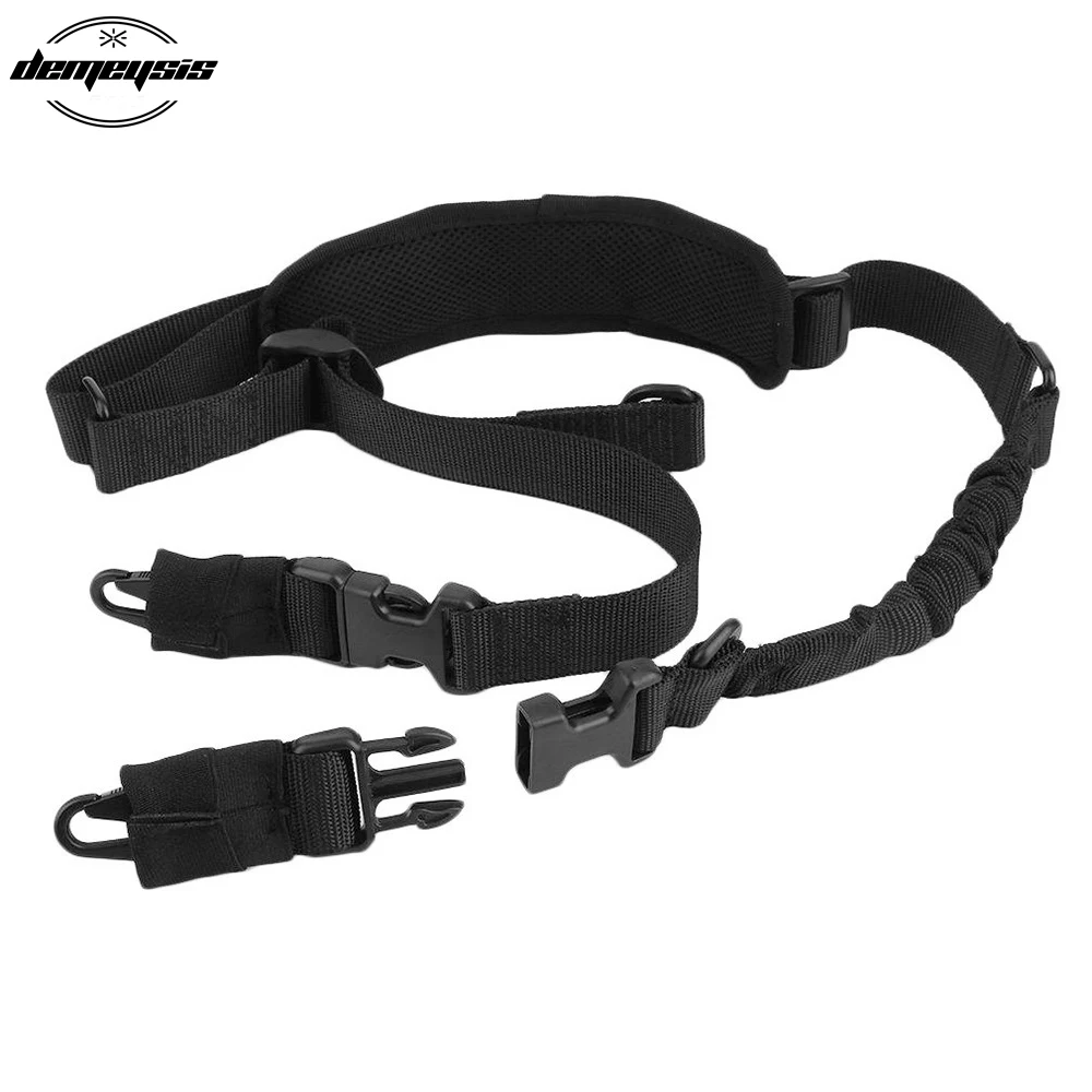 

Tactical Rifle Sling Adjustable Airsoft Paintball Shooting Gun Slings Single or Two Point Rifle Strap for Hunting Accessories