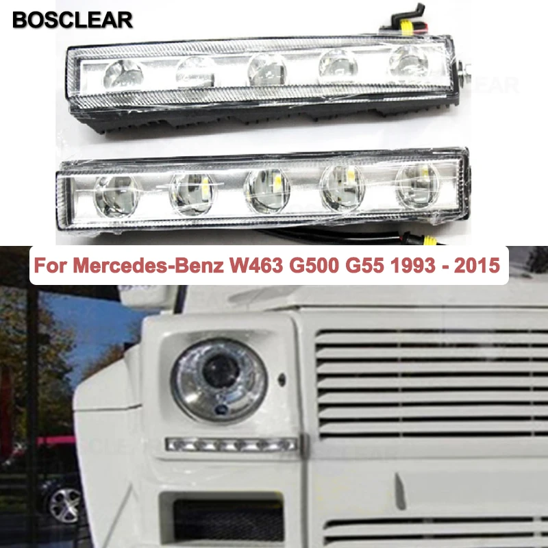 2X светодиодный ные дневные ходовые огни светильник туманные фары для Mercedes Benz W463