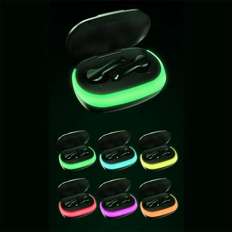 

Wireless Game Earbuds Dazzling High Sound Quality Wireless Headset (Black)