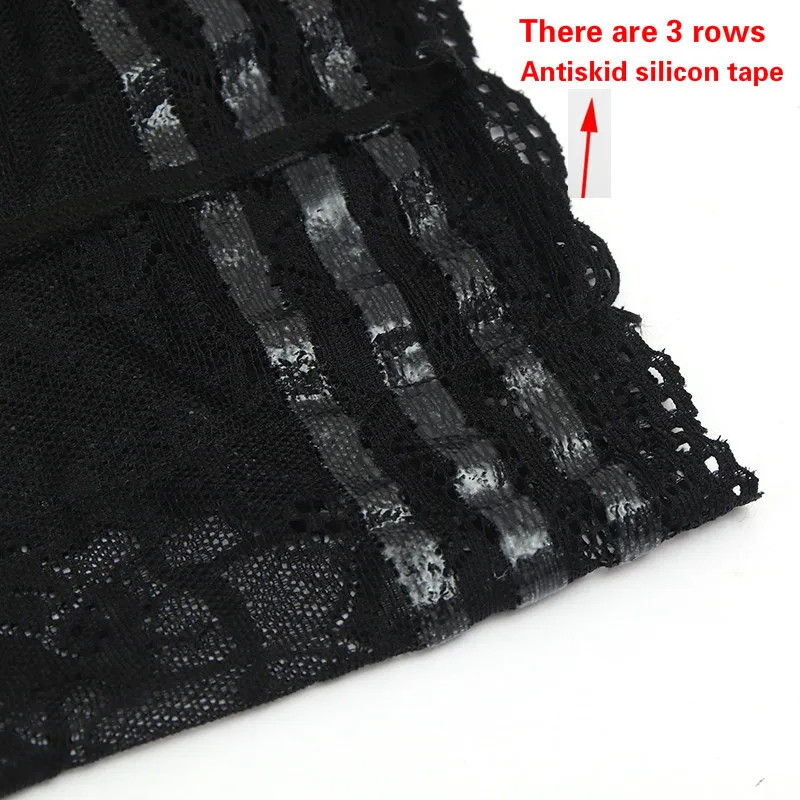 

Women's Summer Thigh Mobile Phone Bag Lace Cotton Stockings Accessory Free Your Hands Sexy Charming Ladies Socks With Bag