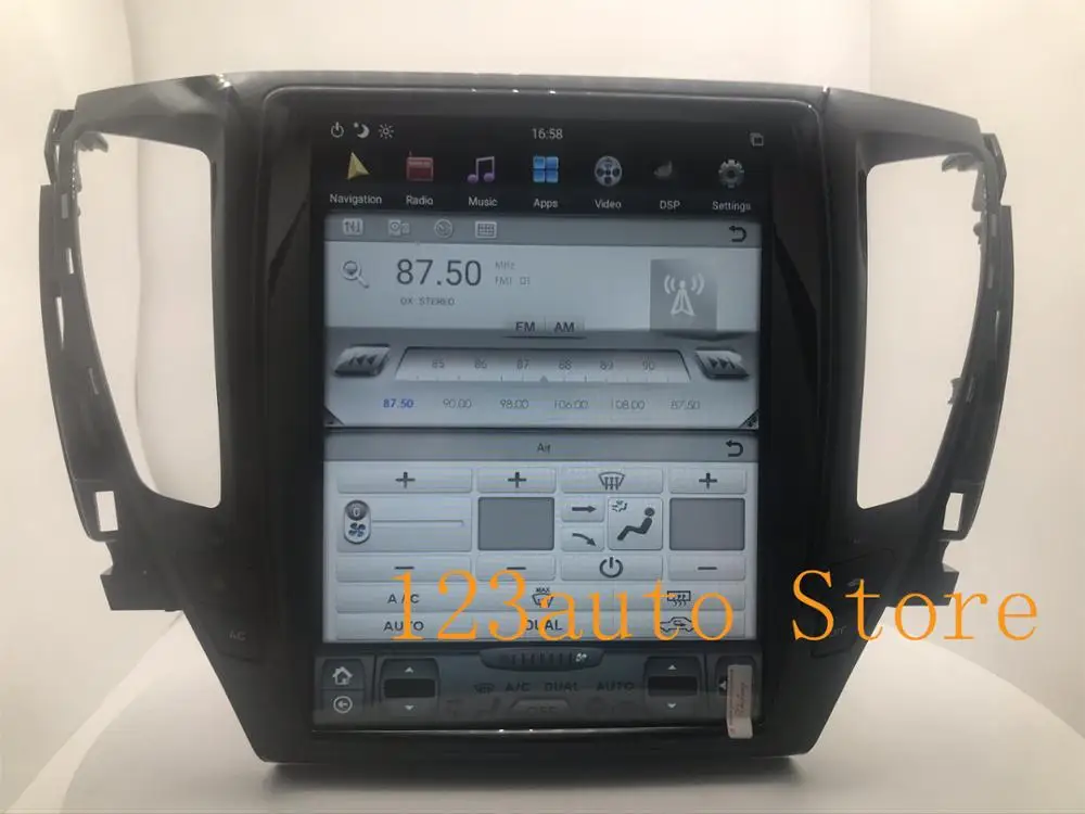 12 1 ''вертикальный экран Tesla Style Android 9 0 автомобильный DVD GPS плеер navi auto для MITSUBISHI