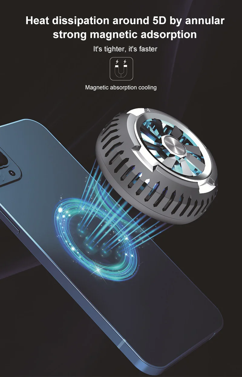 semiconductor cooling fan pubg refrigerator mobile phone tablet computer radiator game accessories novel products free global shipping