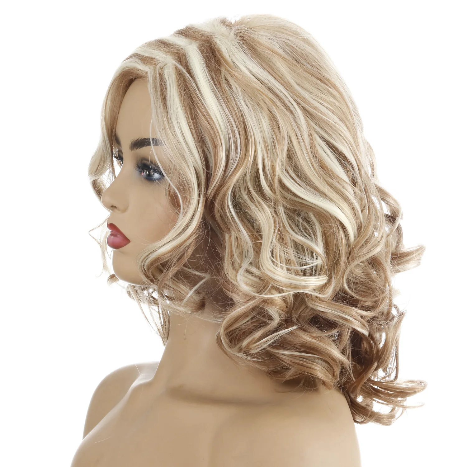 Синтетические короткие парики для Для женщин короткий вьющиеся термостойкие