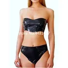 Комплект женского нижнего белья из натурального латекса