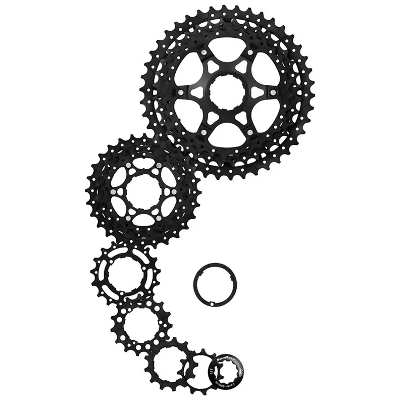 Новая 10 скоростная кассета Sunrace CSMS3 CSMX3 11 40T 42T 46T велосипедная для Shimano SRAM маховик 40