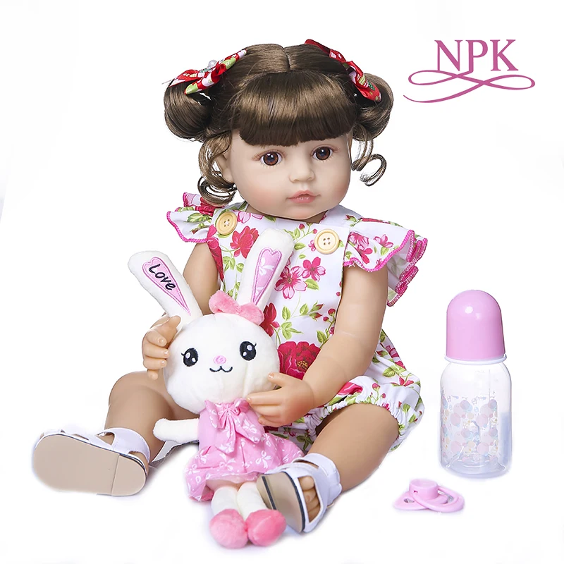 Npk55 см Реалистичная сенсорная кукла Подарочная игрушка гибкая милый ребенок