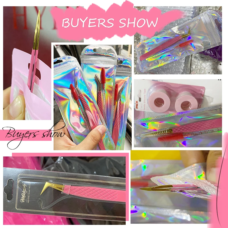 Новинка 1 шт. Пинцет для ресниц антистатический Немагнитный Профессиональный