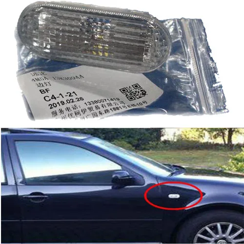 

Токарная обработка боковые габаритные светодиодный светильник для Ford Focus MK2 2004-2008 Запчасти & аксессуары сигнальная лампа