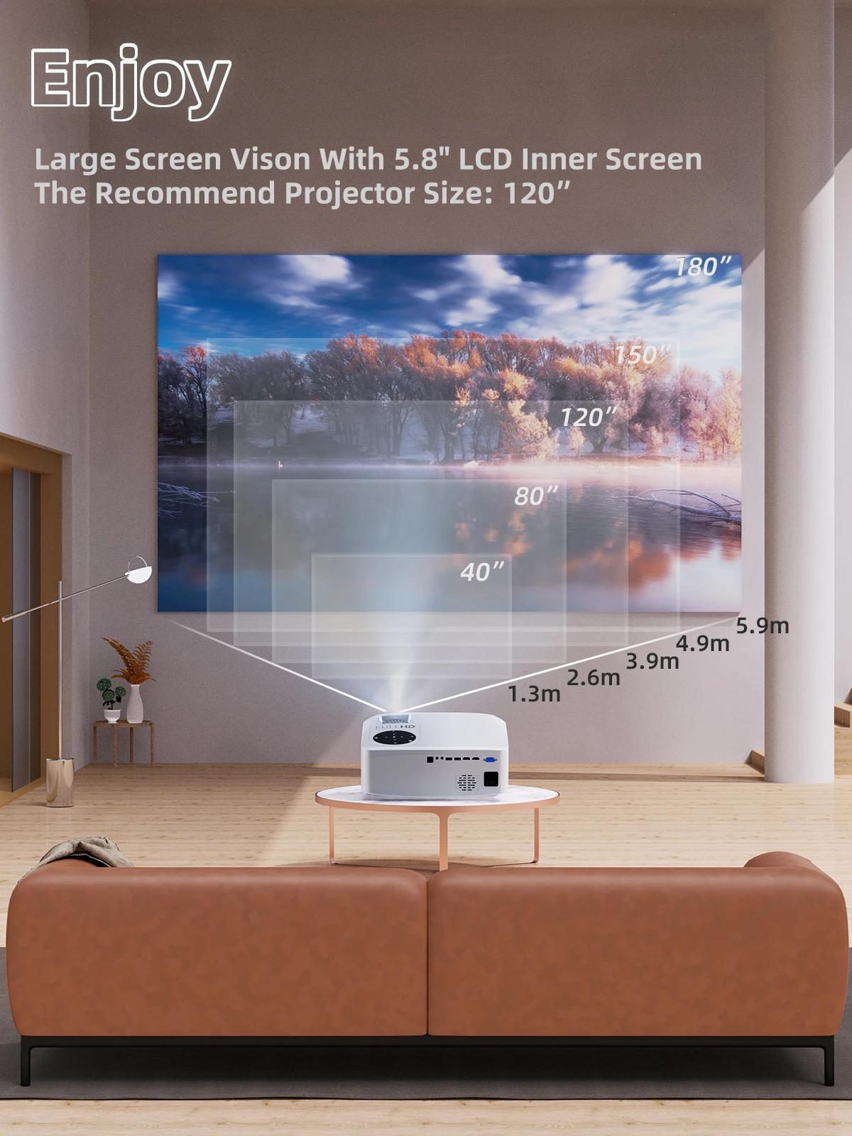 WEWATCH V70 Native 1080P 5G WiFi Projector 320 ANSI Lumen Full HD Home Outdoor Movie Projectors Video Proyectors | Электроника