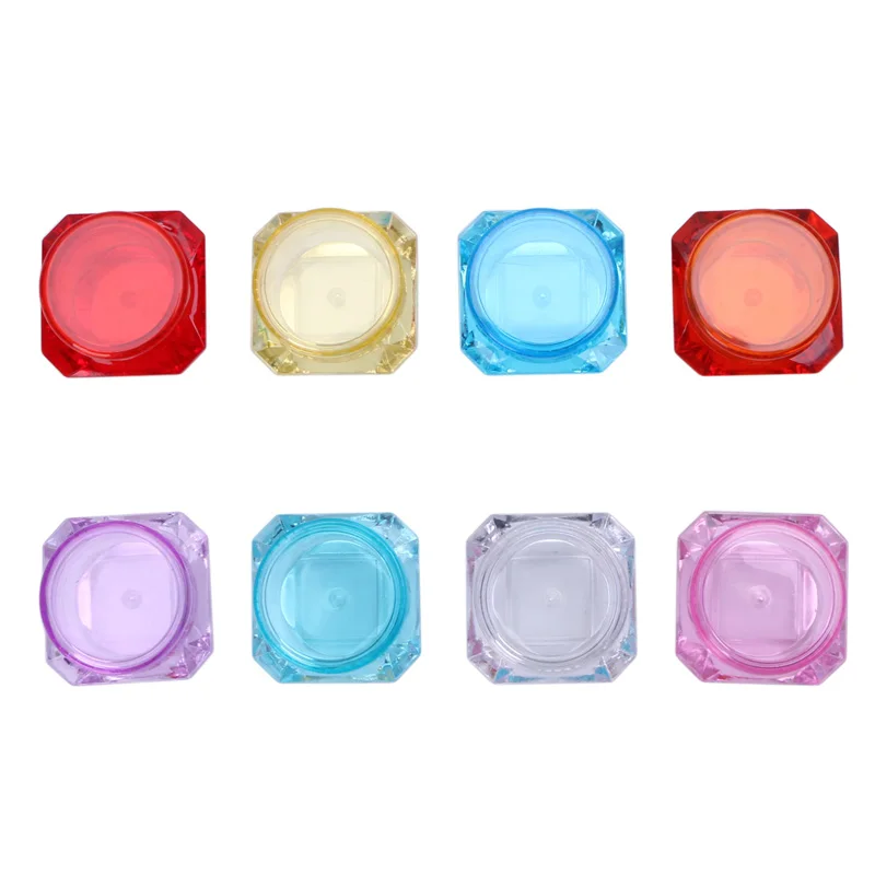 Дорожная Косметическая пустая банка горшок для теней макияж крем лица бальзам