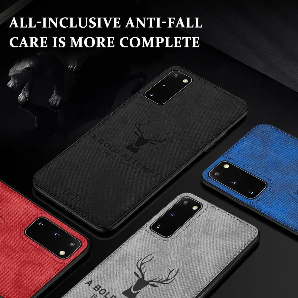 Мягкий силиконовый чехол для телефона с рисунком оленя Samsung S21 Ultra A42 A51 A72 A71 A12 5G A02S