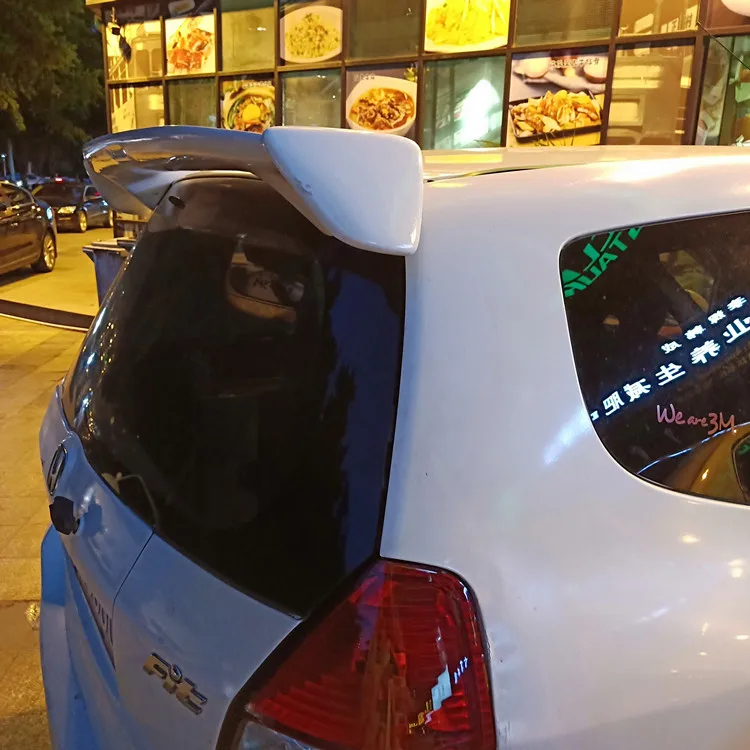 Спойлер для Honda Fit JAZZ 2004 2007 высококачественный спойлер из АБС пластика заднего
