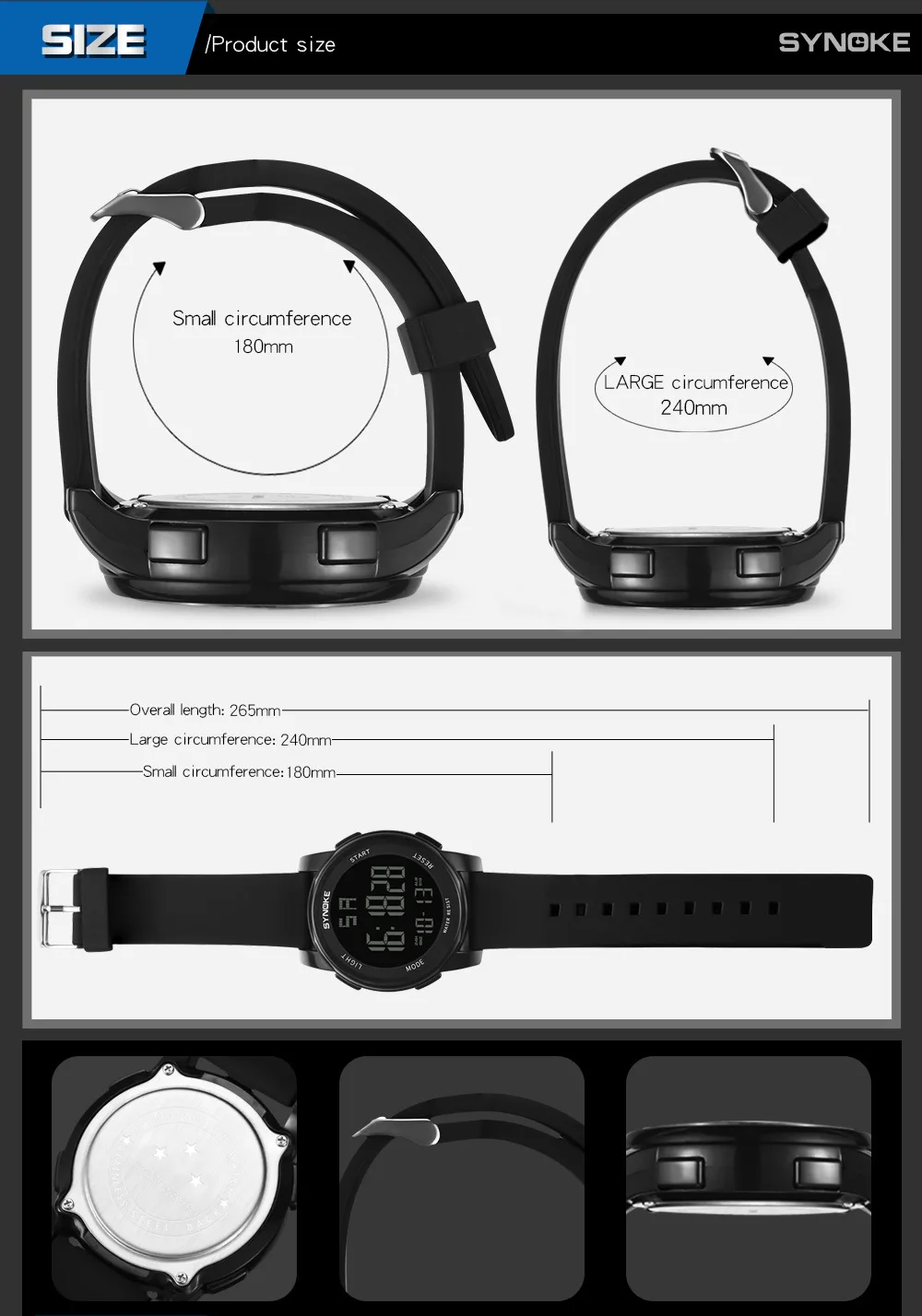 Hot Men Sport watches Multi Function Military Sports Watch LED Digital Dual Movement Rubber Wrist Watch