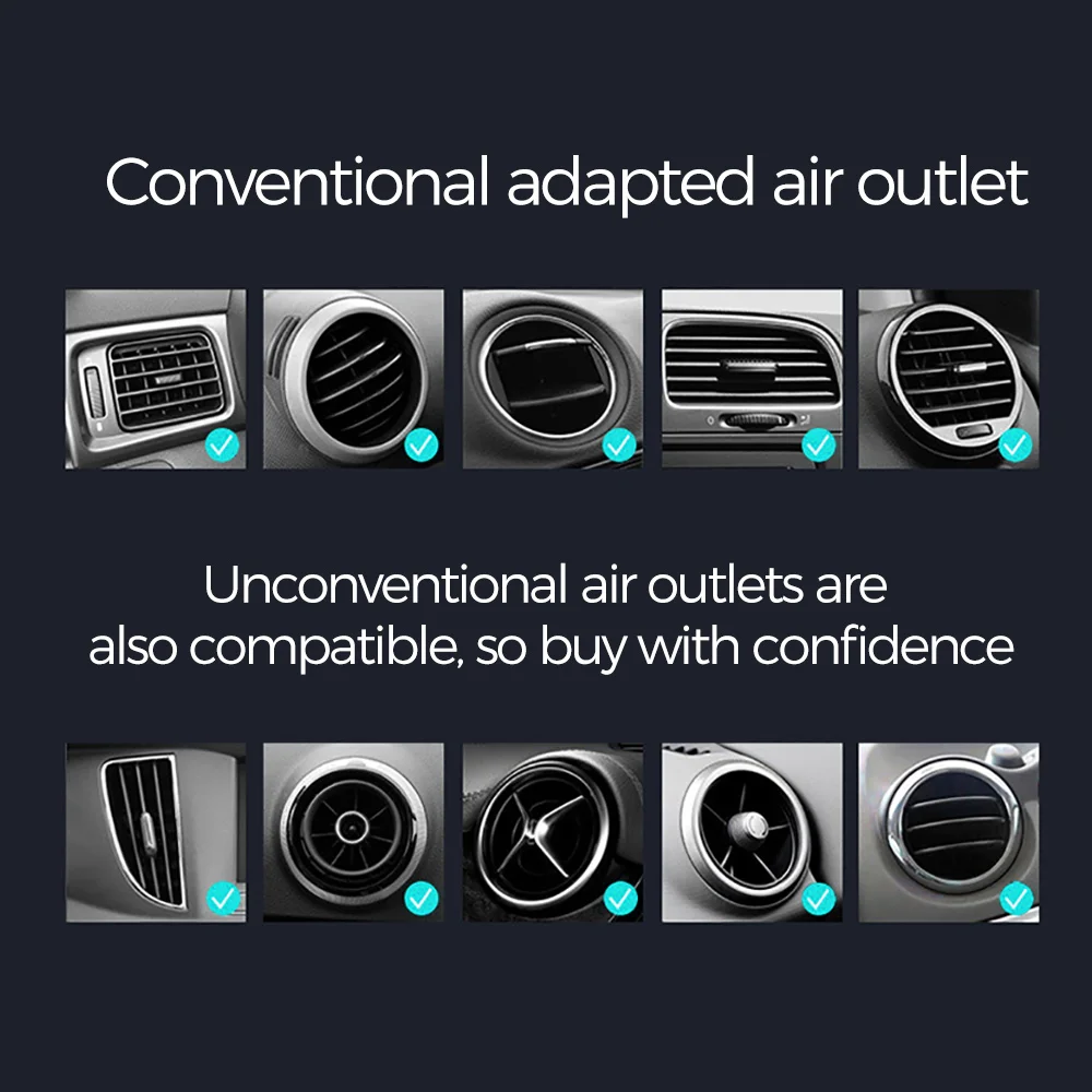 

15W Qi Car Phone Holder Wireless Charger Car Mount Intelligent Infrared for Air Vent Mount car charger wireless For iPhone12 pro