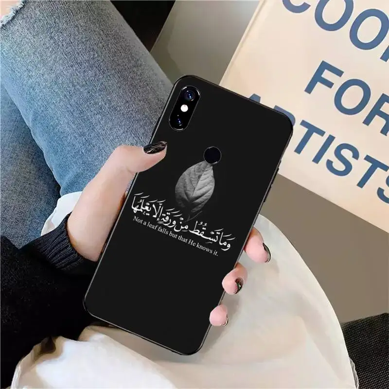 

Lyrics Quotes Islamic Quotes pattern Phone Case For Xiaomi Redmi note 7 8 9 t max3 s 10 pro lite luxury design shell