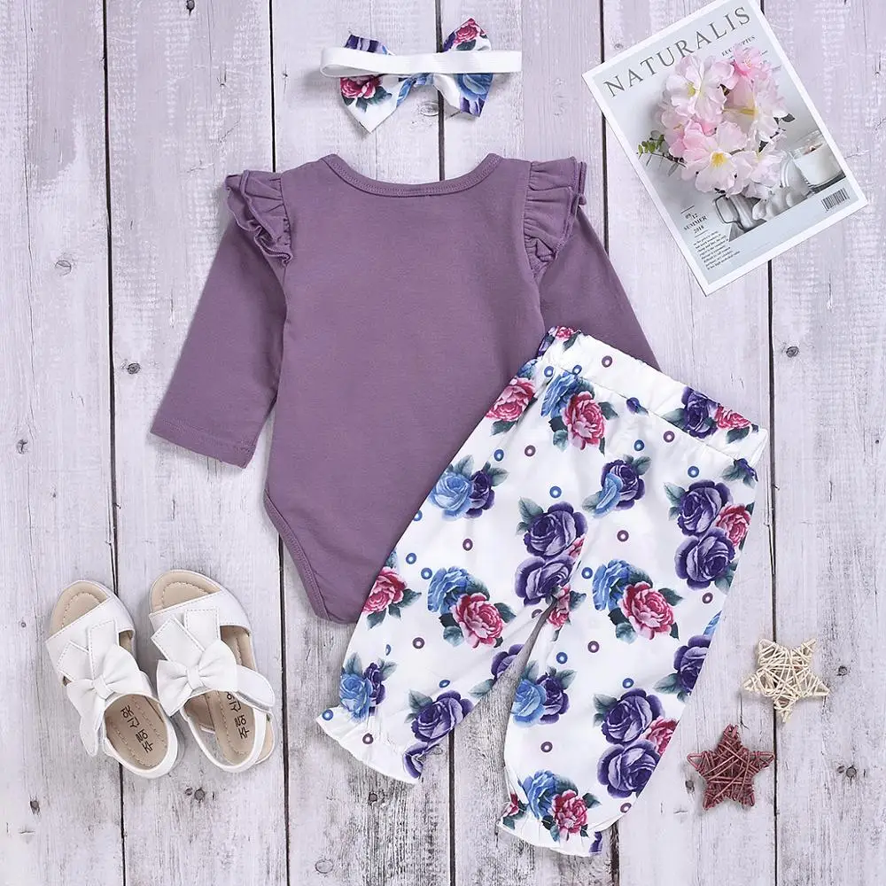 Женский комбинезон DIIMUU 3 предмета топы цветочные брюки повязка на голову наряды