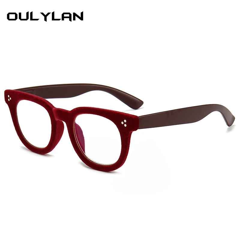 Oulylan с защитой от синего излучения очки для чтения Для женщин Винтаж квадратный