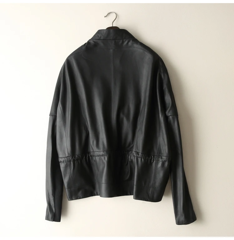 Женская куртка из натуральной кожи зимняя овечьей Повседневная Свободная 1766 PY25 |