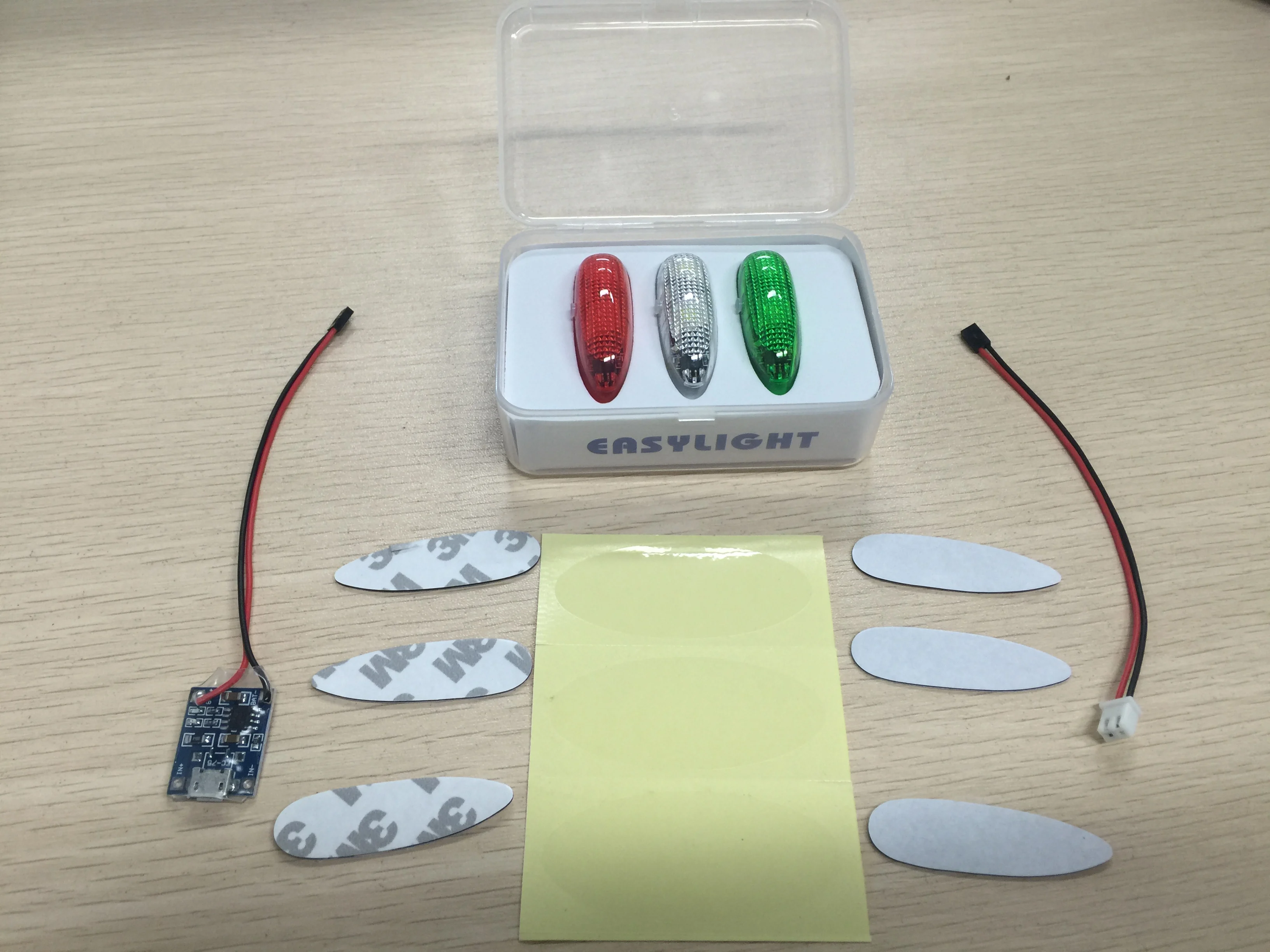 Беспроводная навигационная Светодиодная лампа EasyLight LED V2 версия 3 шт./лот красная