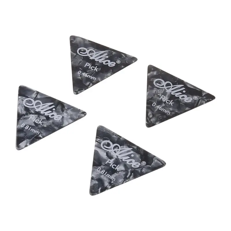 Бесплатная доставка 12 шт целлюлоидная гитара выбор s большой треугольник