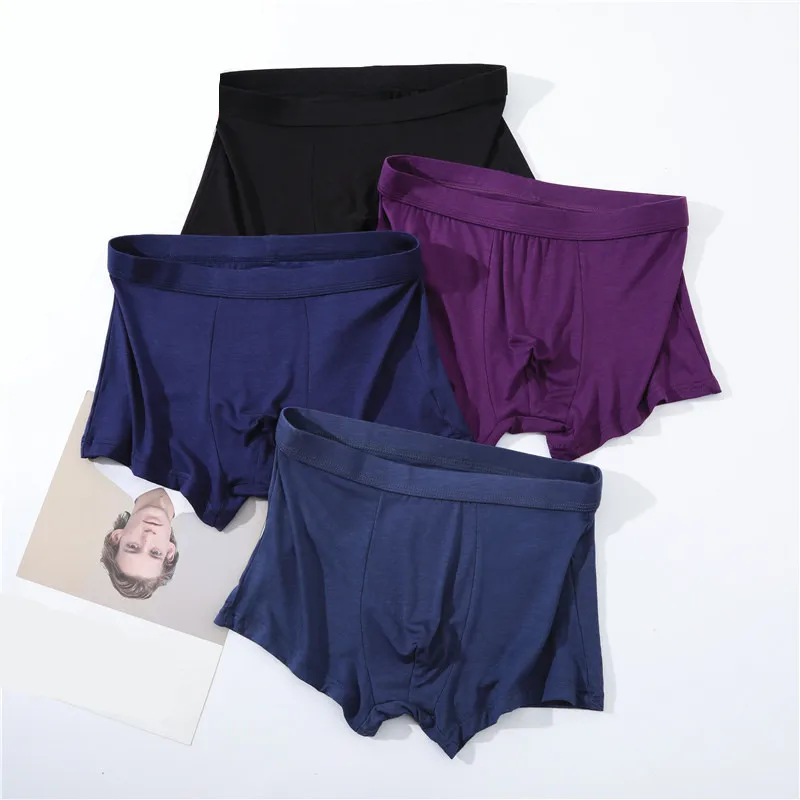 

New Men Underwear Flat Pants Silk Dry And Comfortable Men's Breathable Underwear Comfortable Fit Non Marking Men Boxer
