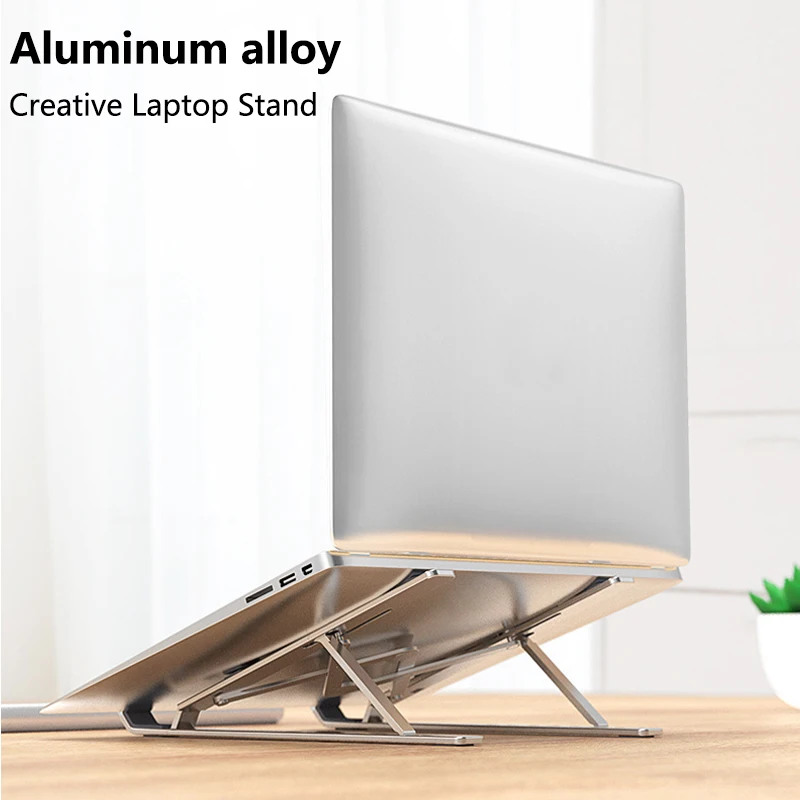 

Складная подставка для ноутбука, регулируемая подставка для ноутбука, портативный держатель для планшета, телефона, подставка для компьюте...