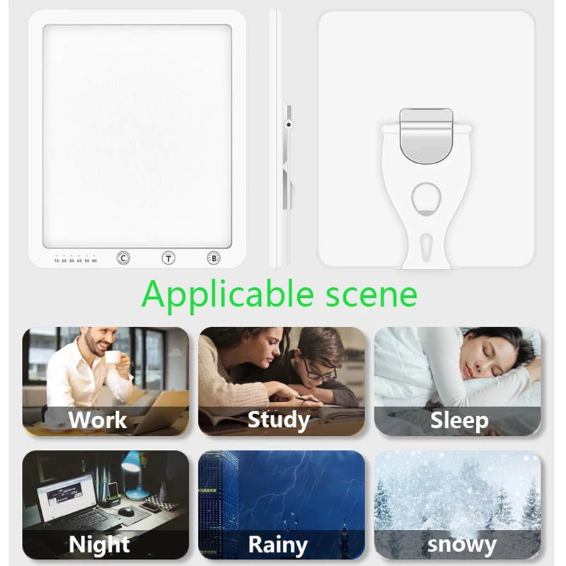 2020 Latest EU/US/UK Sad Lamp Phototherapy Bionic Solar Light Touch Therapy Depression Anti-fatigue | Компьютеры и офис