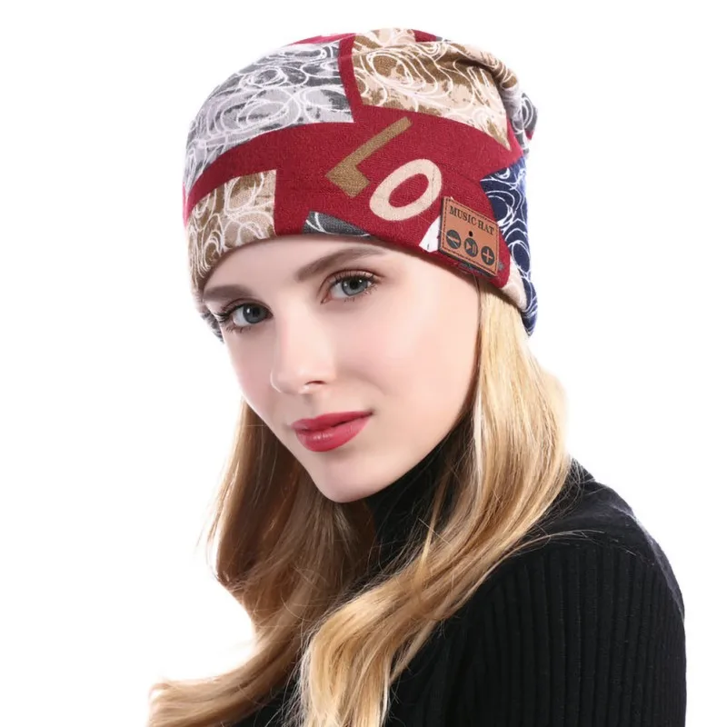 Bluetooth 4 2 шапка с наушниками два в одном Beanie Мужская и женская Беспроводная