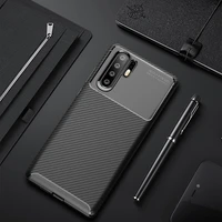 luxury business carbon fiber soft silicone cell phone cover for huawei nova 9 p40 p30 lite p30 pro case