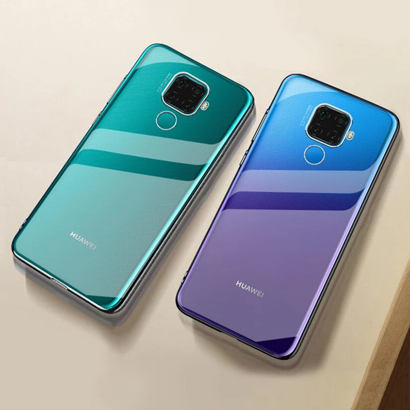 Для huawei mate 30 Lite чехол Slim Fit прозрачный термопластичный полиуретан силиконовый