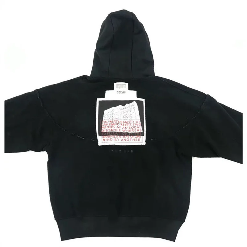 Черная толстовка с капюшоном ce cavempt cav empt c.e для женщин и мужчин 1:1