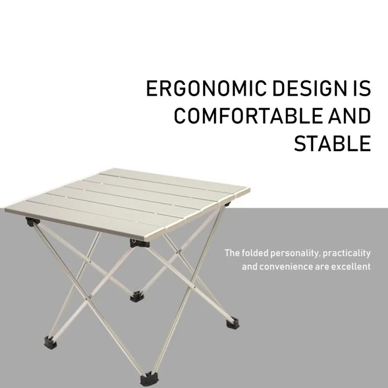 

Outdoor Camping Table Portable Foldable Desk Ultralight Aluminium Hiking Climbing Picnic Folding Tables