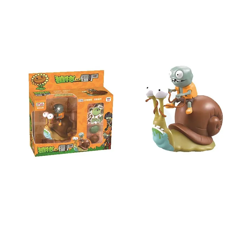 

2021 Plant Zombie Vs PVZ2 Action Anime Figure Figurine Model Zombie vs Plant Imp Snail Zombie Doll Boys Kids Birthday Gift