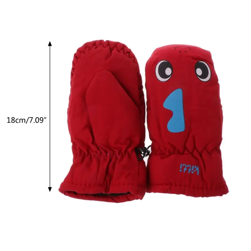 

2-5years Good Quality Baby Mitten For Winter Kids Boys Girls Outdoor Warm Gloves Waterproof Windproof
