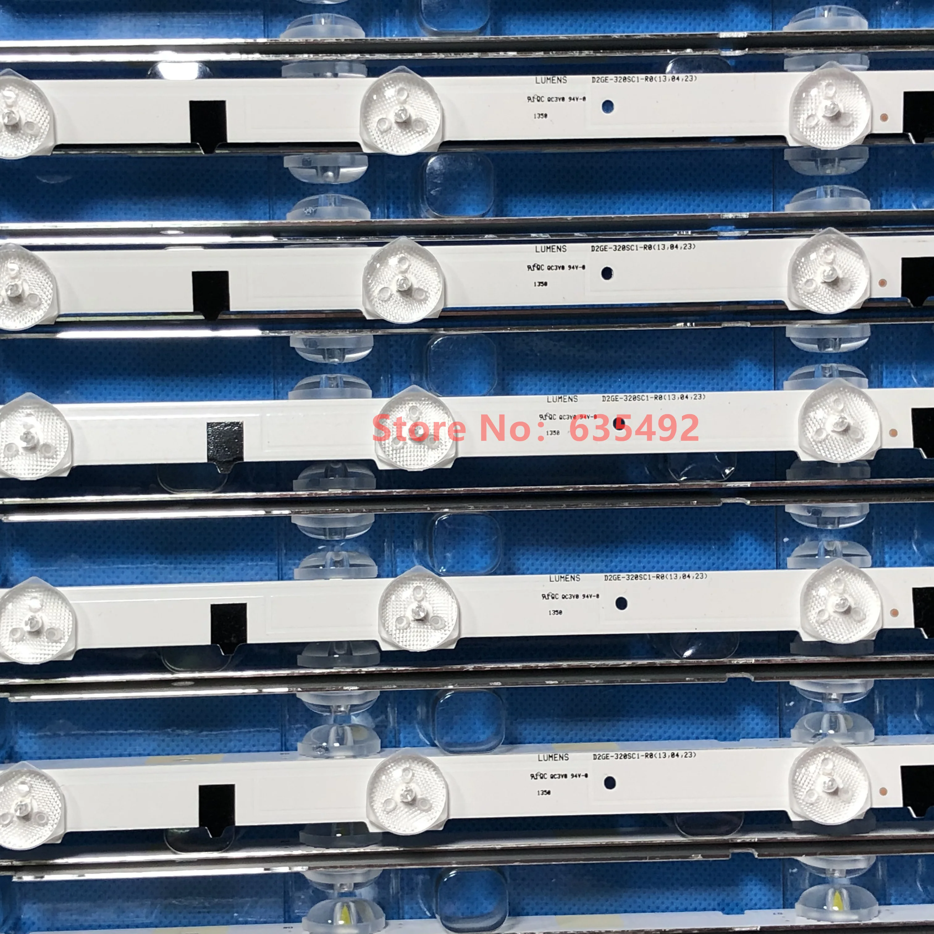 655 мм светодиодный полосы для Samsung Sh arp FHD 32''TV D2GE 320SC1 R0 CY HF320BGSV1H UE32F5000AK UE32f5500AW