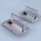 LHLL металлическая утопленная Складная ручка прямоугольной формы, 9,5 см x 6 см