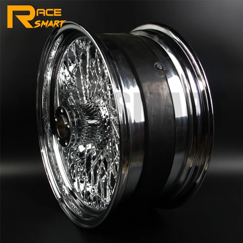 Мотоцикл 1" x8.5" Хром задние колеса диски для Harley Davidson FLSTC FAT BOY мотоциклы аксессуары модификация колеса диски