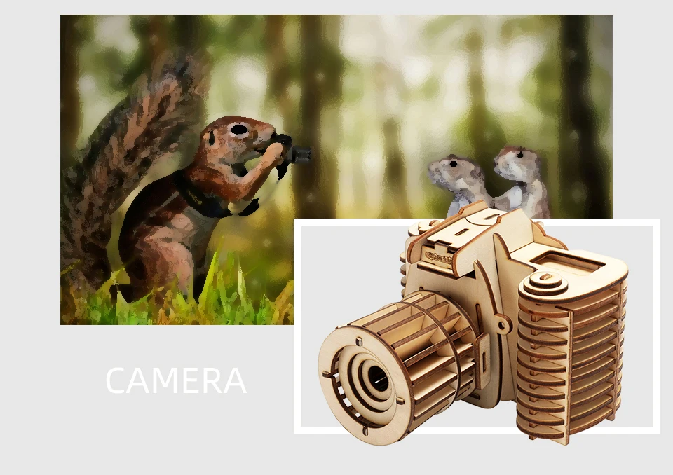 Модель здания трехмерная головоломка космический корабль DIY игра лазерная резка трехмерная интеллектуальная головоломка детские игрушки