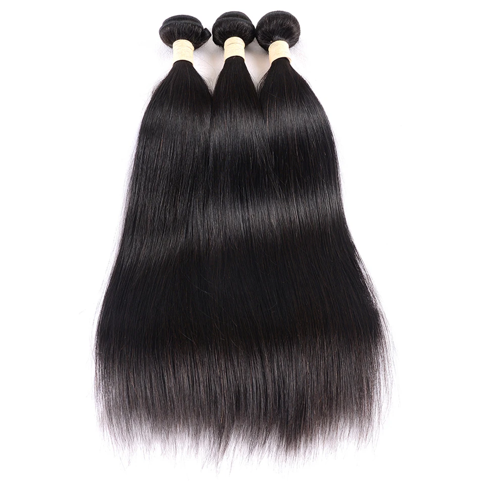 Hairmoda прямые бразильские волосы волнистые пряди 100% Remy человеческие 3/4 штук